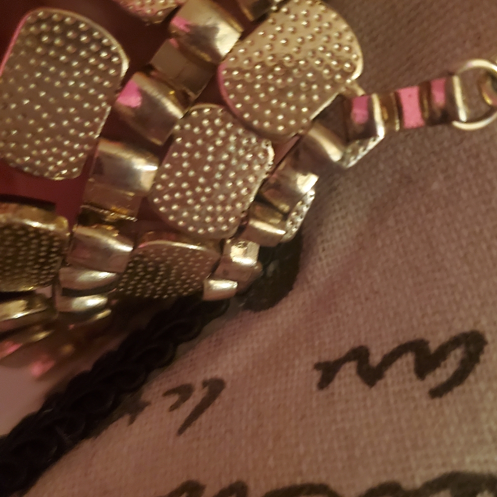 The Limited Gold and Black Statement Necklace - Picture 4 of 4